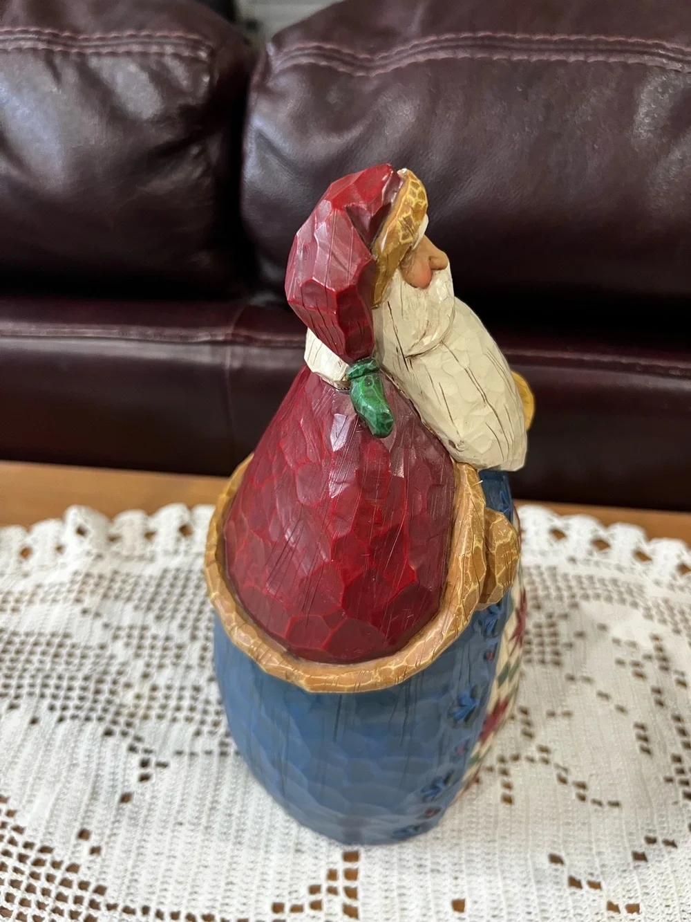 Jim Shore 2002 Heartwood creek Santa holding bell. Excellent condition. 10” tall